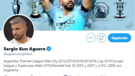 Agüero se despide del City con un comunicado