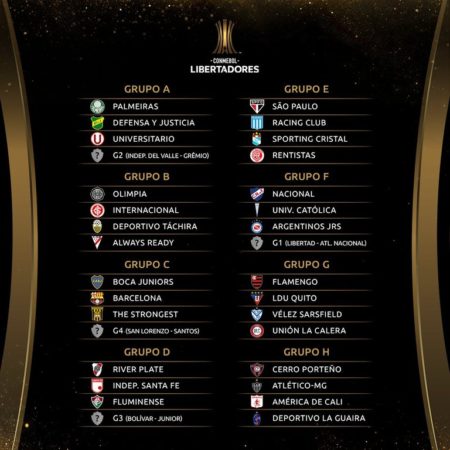 Copa Libertadores: ya se conoce la zona de grupos