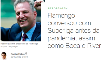 ¿River, Boca y Flamengo pudieron jugar la Superliga europea?