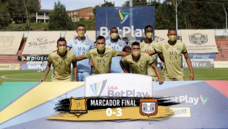 Águilas Doradas fue obligado a jugar con solo 7 futbolistas en Colombia