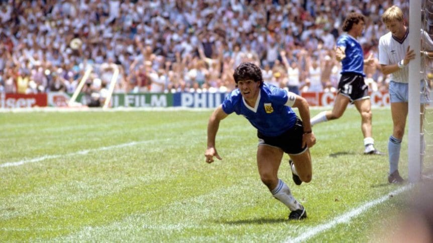 Maradona: homenaje a 35 años del gol del Siglo